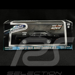 Dominic Toretto Dodge Charger R/T 1970 Fast and Furious 2001 Noir 1/43 Greenlight 86201