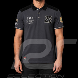 Jo Siffert Poloshirt n° 22 GP Brands Hatch 1968 Marineblau - Herren