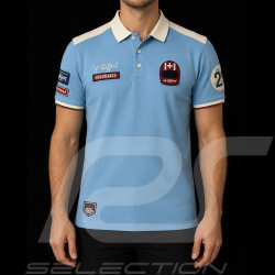 Polo Jo Siffert 917 Bleu Clair - Homme