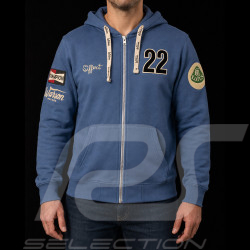 Sweat Jo Siffert à Capuche Brands Hatch n° 22 Bleu - Homme