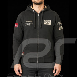 Sweat Jo Siffert à Capuche Targa Florio 1970 Noir Carbone - Homme