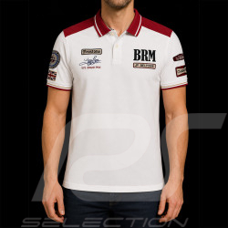 Polo Jean-Pierre Beltoise n° 17 Blanc / Rouge - Homme