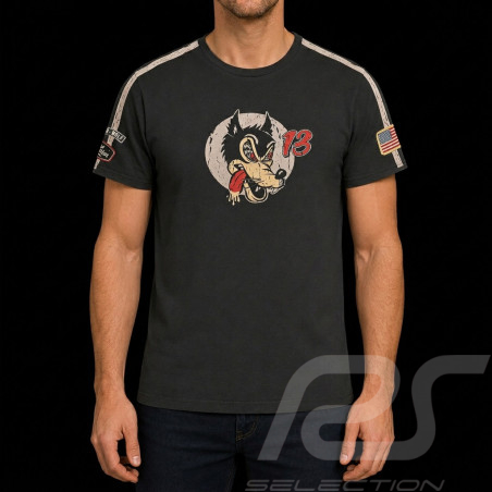 T-Shirt Speed Wolf n° 13 Noir Carbone - Homme