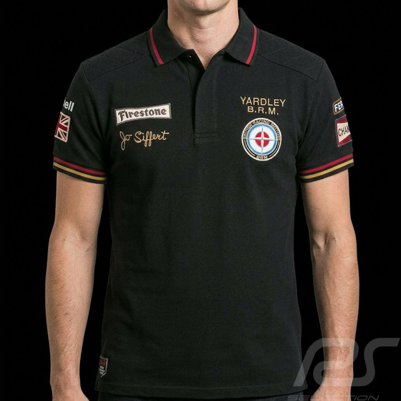 Polo shirt Jo Siffert n° 14 Warson black - men