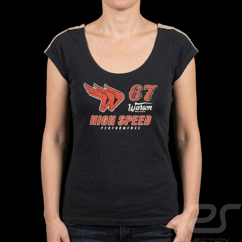T-shirt 67 Wings Style Vintage Warson Gris anthracite - femme