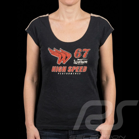T-shirt 67 Wings Style Vintage Warson Gris anthracite - femme