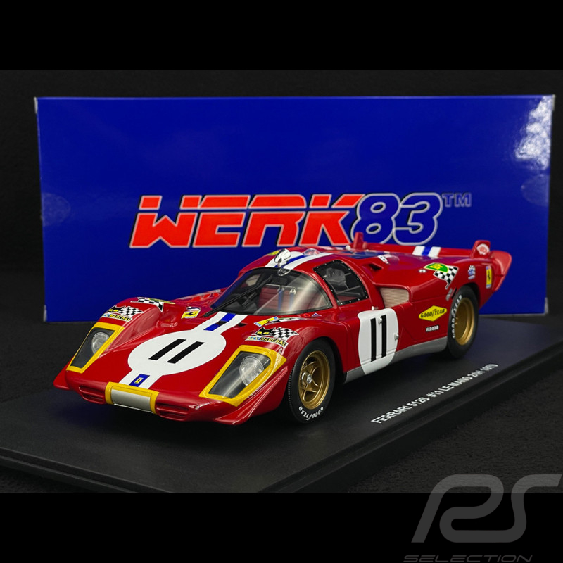 Ferrari 512 S n° 11 4th 24h Le Mans 1970 1/18 Werk83 W18053002