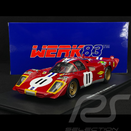 Ferrari 512 S n° 11 4th 24h Le Mans 1970 1/18 Werk83 W18053002