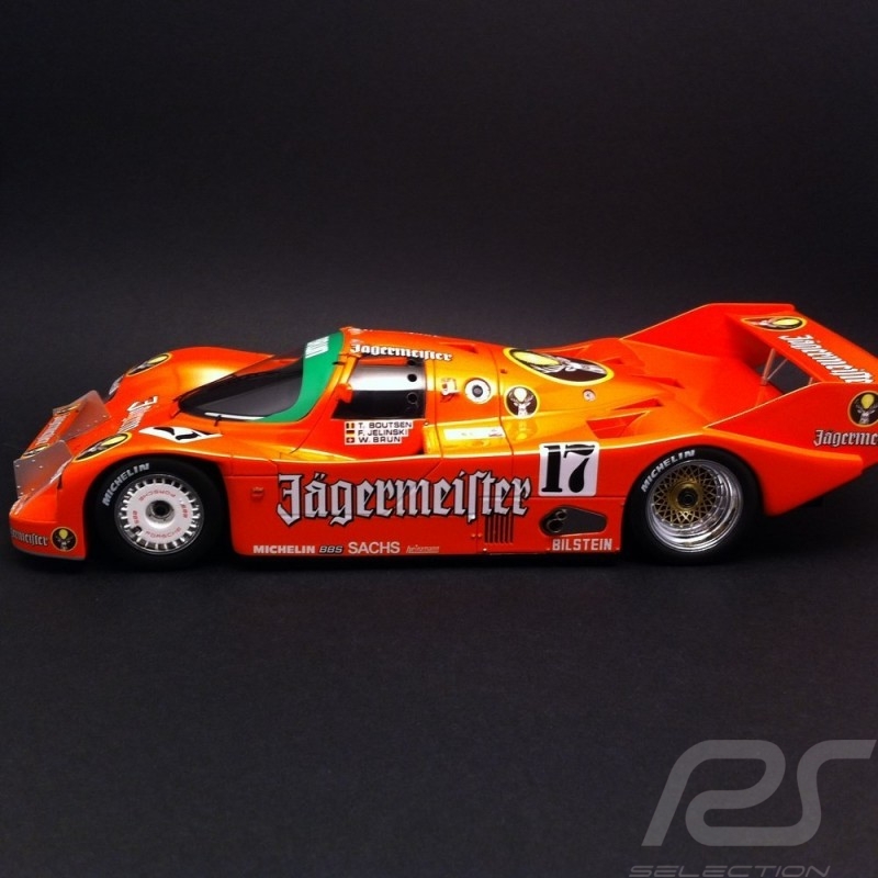 激安特注★レア絶版*SPARK*1/18*Porsche 962 #17 Jagermeister*1986 Spa 1000km*ポルシェ レーシングカー