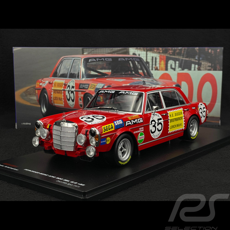 Mercedes-Benz AMG 300 SEL 6.8 n° 35 2nd 24h Spa 1971 1/18 Werk83 W18030001