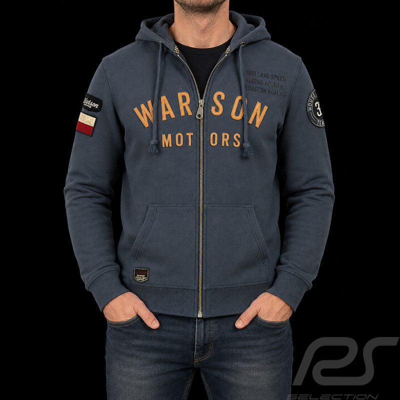 Hoodie jacket Bonneville Warson carbon grey - women