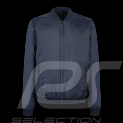 Veste Maserati Bomber Logo Trident Fabriqué en Italie Bleu Marine - Mixte