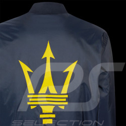 Maserati Bomberjacke mit Dreizack-Logo Hergestellt in Italien Marineblau - Unisex