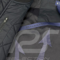 Maserati Bomberjacke mit Dreizack-Logo Hergestellt in Italien Marineblau - Unisex