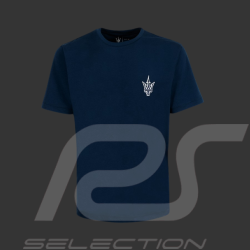 T-Shirt Maserati Trident Bleu Marine MA241M007 - homme