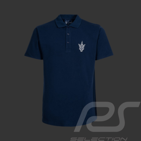 Polo Maserati Trident Bleu Marine MA241M101 - homme