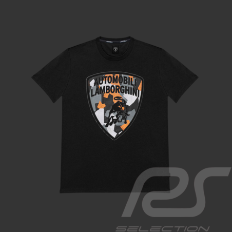 Lamborghini T-Shirt Camo Schwarz - Herren LCSWZB7T2-100