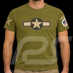 T-shirt Aircraft C47 that's all brother USAAF 1944 Kaki green 19122 - Men