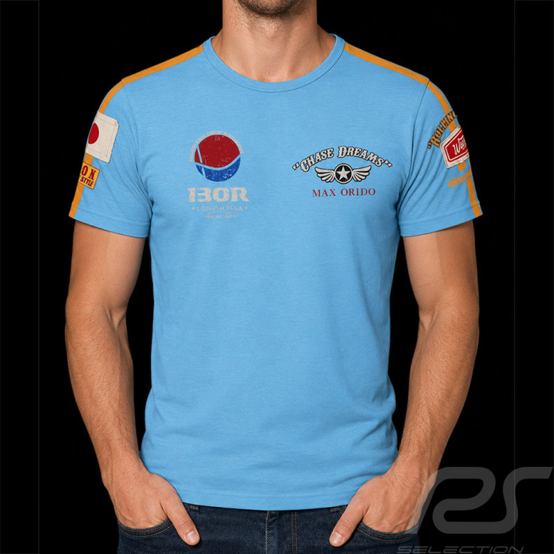 T-shirt Max Orido 559 Yokohama Hellblau 20101 - Herren