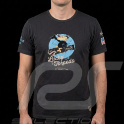 T-shirt Krähe Lucky Torpedo US Navy Kohlenschwarz 17101 - Herren
