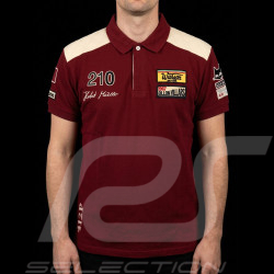 Polo Herbert Müller n° 210 Ollon Villars 1967 Warson rouge - homme