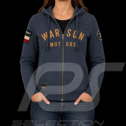 Veste à capuche hoodie Bonneville Warson gris carbone - femme
