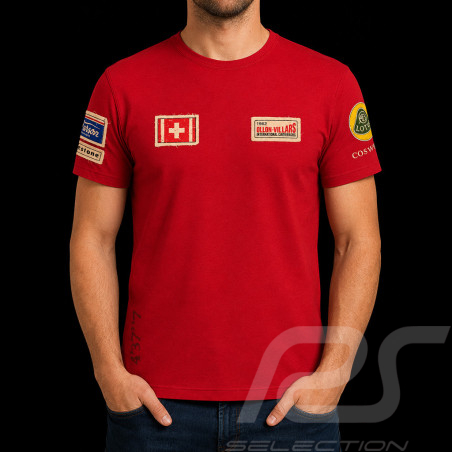 Jo Siffert T-shirt n°22 Ollon Villars 1962 Warson Rot - Herren