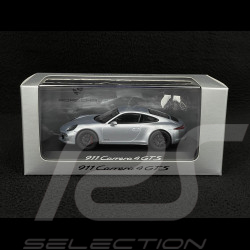 Porsche 911 Carrera 4 GTS Type 991 2014 Rhodium Silver Metallic 1/43 Schuco WAP0201020F