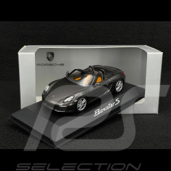 Porsche Boxster S Typ 981 2013 Quartzgrau Metallic 1/43 Minichamps WAP0202010D