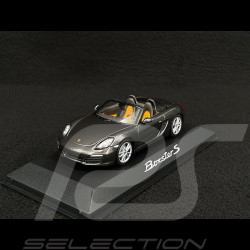 Porsche Boxster S Type 981 2013 Gris Quartz Métallique 1/43 Minichamps WAP0202010D