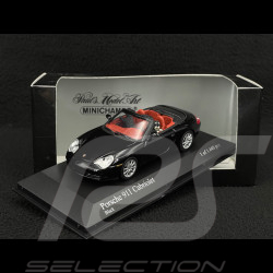 Porsche 911 Cabriolet Typ 996.1 2001 Schwarz 1/43 Minichamps 400061031