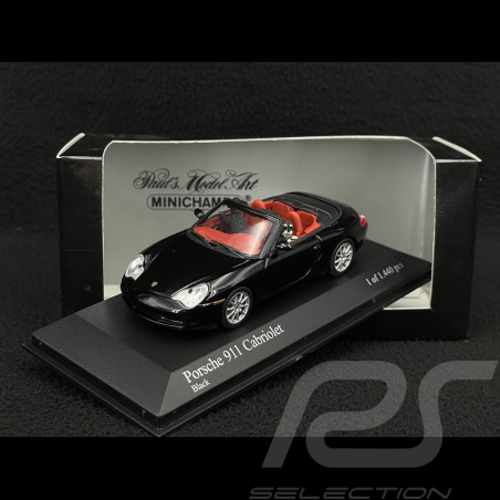 Porsche 911 Cabriolet Typ 996.1 2001 Schwarz 1/43 Minichamps 400061031