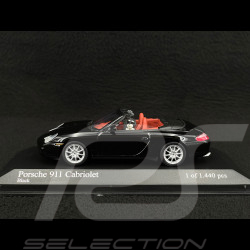 Porsche 911 Cabriolet Typ 996.1 2001 Schwarz 1/43 Minichamps 400061031