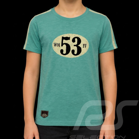 T-shirt Warson Racing Mécanique Birdcage n°53 Vert 16-753 - enfant