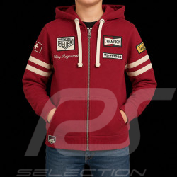 Hoodie Jacke Clay Regazzoni rot - kinder
