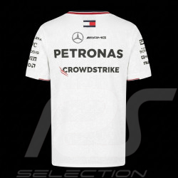 T-shirt Mercedes Pas Cher AMG Petronas F1 Team Tommy Hilfiger Blanc 701227950-001- homme