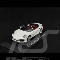 Porsche 911 Turbo S Cabriolet Type 991 2016 White 1/43 Herpa WAP0201340G