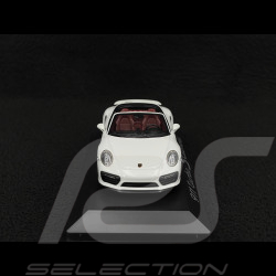 Porsche 911 Turbo S Cabriolet Type 991 2016 White 1/43 Herpa WAP0201340G