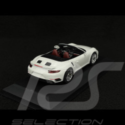 Porsche 911 Turbo S Cabriolet Type 991 2016 White 1/43 Herpa WAP0201340G