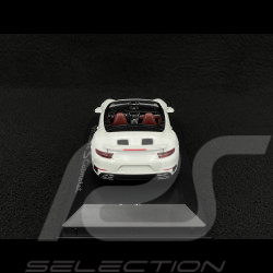 Porsche 911 Turbo S Cabriolet Type 991 2016 White 1/43 Herpa WAP0201340G