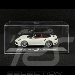 Porsche 911 Turbo S Cabriolet Type 991 2016 White 1/43 Herpa WAP0201340G
