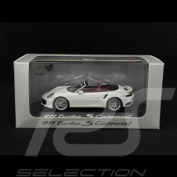 Porsche 911 Turbo S Cabriolet Type 991 2016 White 1/43 Herpa WAP0201340G