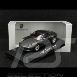 Porsche 911 Carrera 4 Type 991 2015 Quartz Grey 1/43 Herpa WAP0201030G