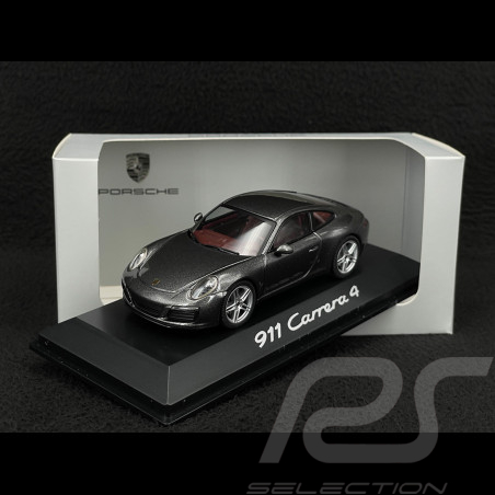 Porsche 911 Carrera 4 Type 991 2015 Quartz Grey 1/43 Herpa WAP0201030G