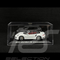 Porsche 911 Turbo S Cabriolet Type 991 2014 White 1/43 Minichamps WAP0203110E
