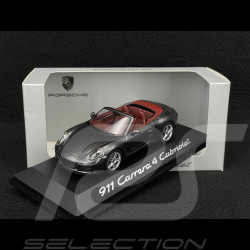 Porsche 911 Carrera 4 Cabriolet Type 991.2 2015 Gris Graphite 1/43 Herpa WAP0201010G
