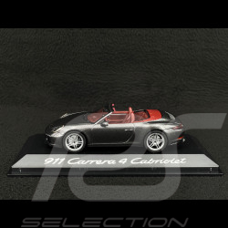 Porsche 911 Carrera 4 Cabriolet Type 991.2 2015 Gris Graphite 1/43 Herpa WAP0201010G