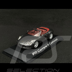 Porsche 911 Carrera 4 Cabriolet Type 991.2 2015 Graphite Grey 1/43 Herpa WAP0201010G