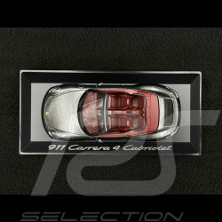 Porsche 911 Carrera 4 Cabriolet Type 991.2 2015 Graphite Grey 1/43 Herpa WAP0201010G