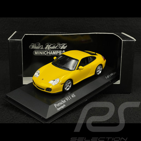Porsche 911 Carrera 4S Type 996 1999 Jaune Vitesse 1/43 Minichamps 400061071